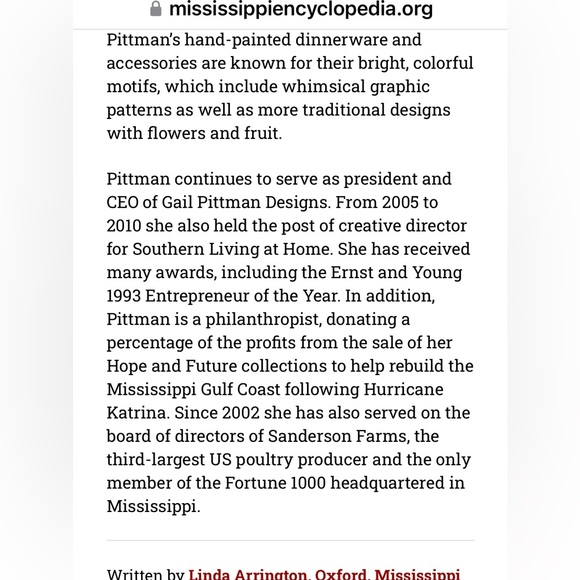 Gail Pittman vintage pottery, signed and numbered by artist. Watermelon pattern - Picture 8 of 8